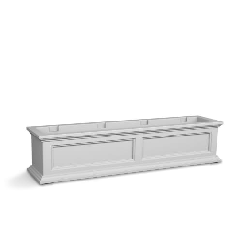 Mayne® Fairfield 4ft Window Box, 48" x 11" x 10.8", White